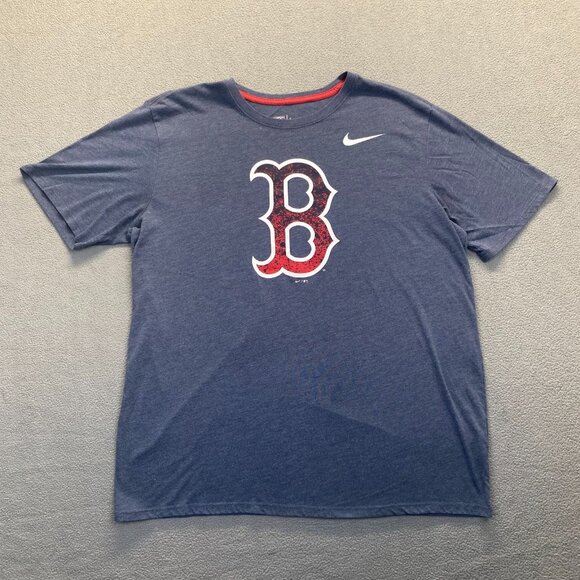 Boston Red Sox Men’s XL  Athletic Cut The Nike Tee Blue MLB T-Shirt,Atletic Cut - Picture 9 of 9